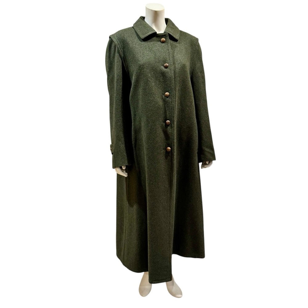 Land’s End Baur Loden Tirol Himalaya Austrian Wool Melton Trench Coat